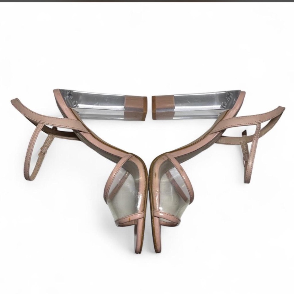 Aldo Blush and Clear Strappy Heels - Picture 4 of 5